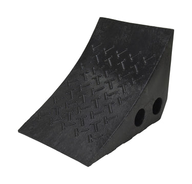 RECYCLED PLASTIC WHEEL CHOCK-BLACK